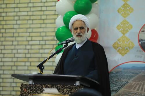 سخنرانی حجت الاسلام والمسلمین روحانی نژاد در آیین آغاز عملیات نهضت ملی مسکن در شهرستان دهاقان